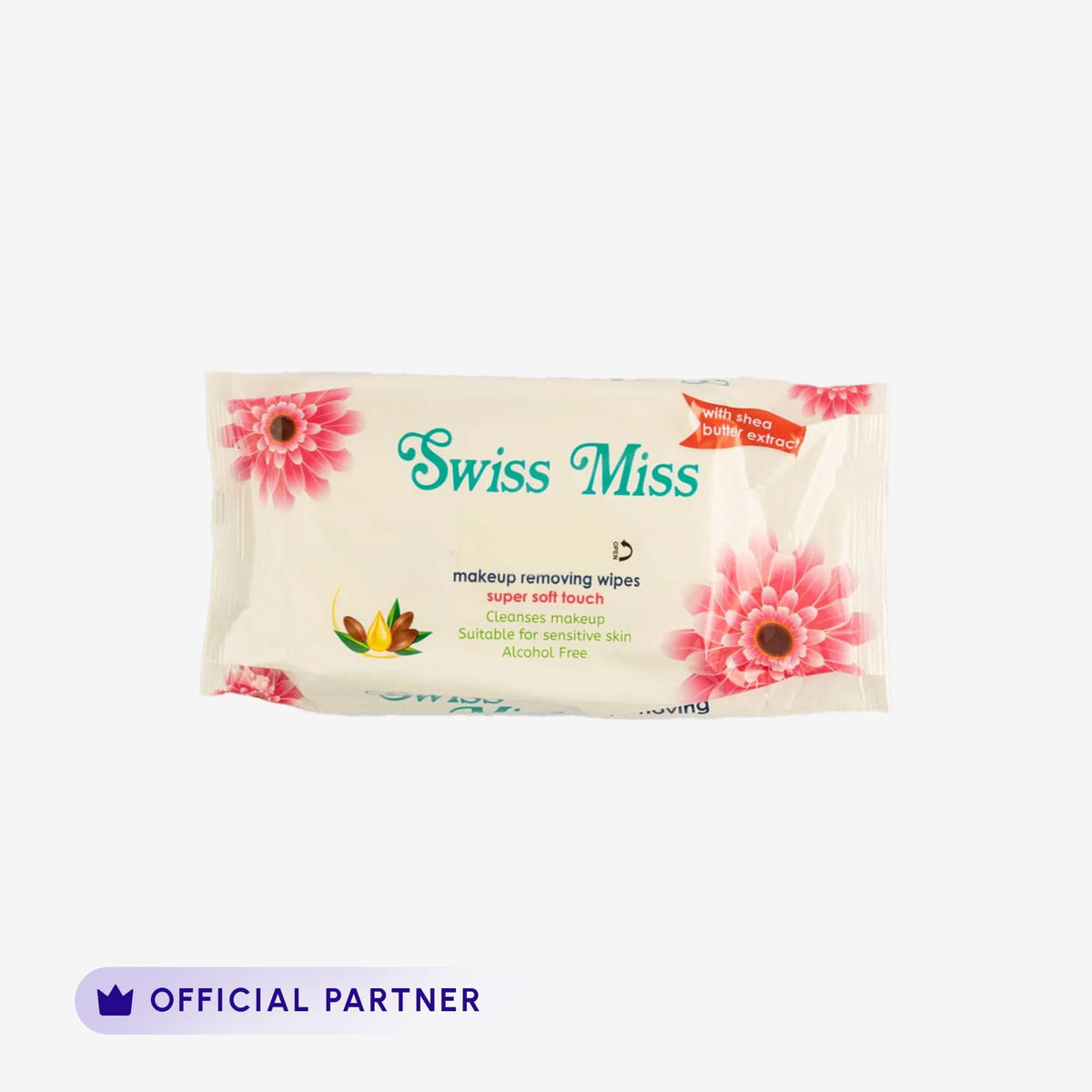 Swiss Miss - Swiss Miss Makeup Remover Wipes With Shea Butter Extract 60 Pcs
