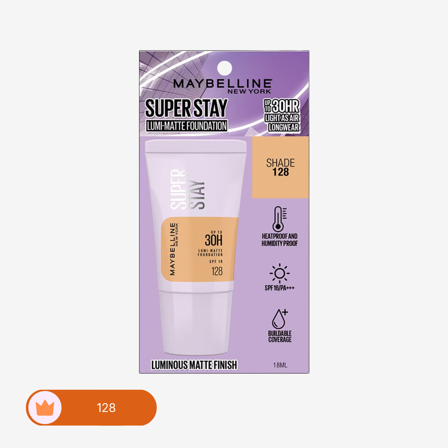 Maybelline - New York Superstay Lumi Matte Liquid Foundation 18ML