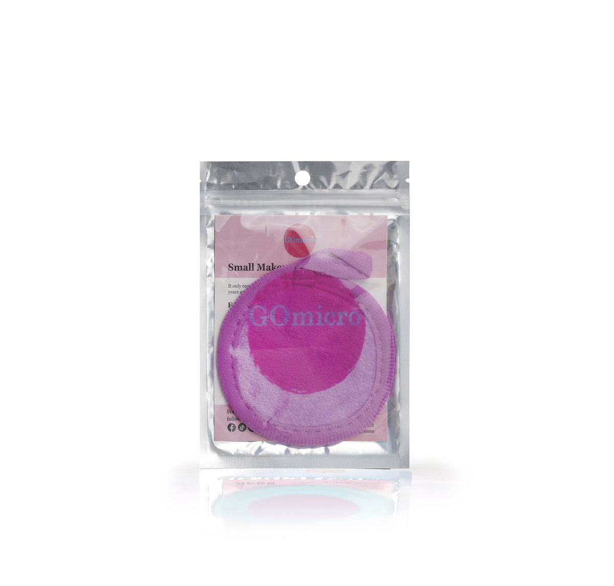 GOmicro - Microfiber Makeup Removal Towel - Pinkish Purple