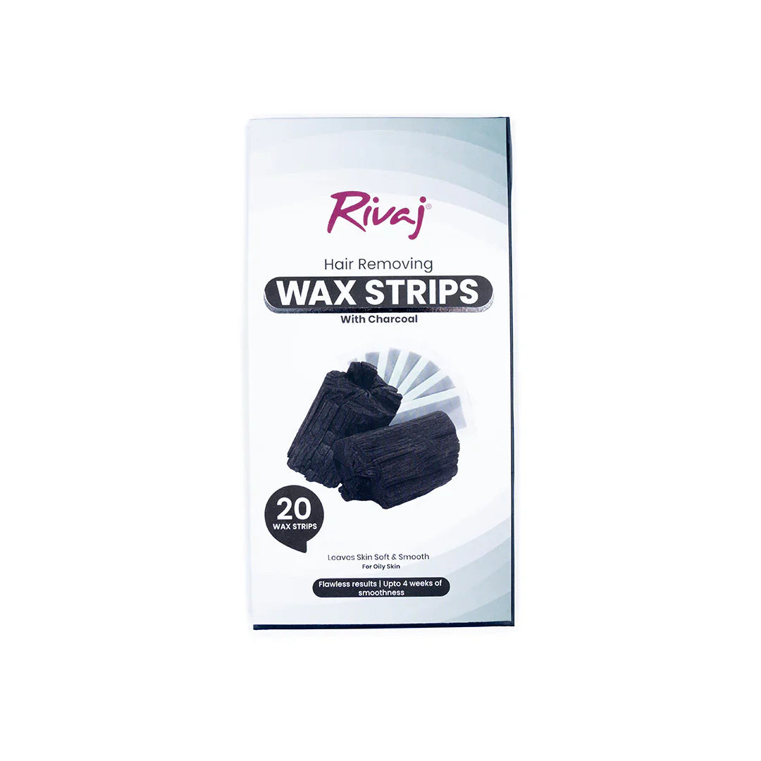 Rivaj - Charcoal Hair Removing Body Wax Strips
