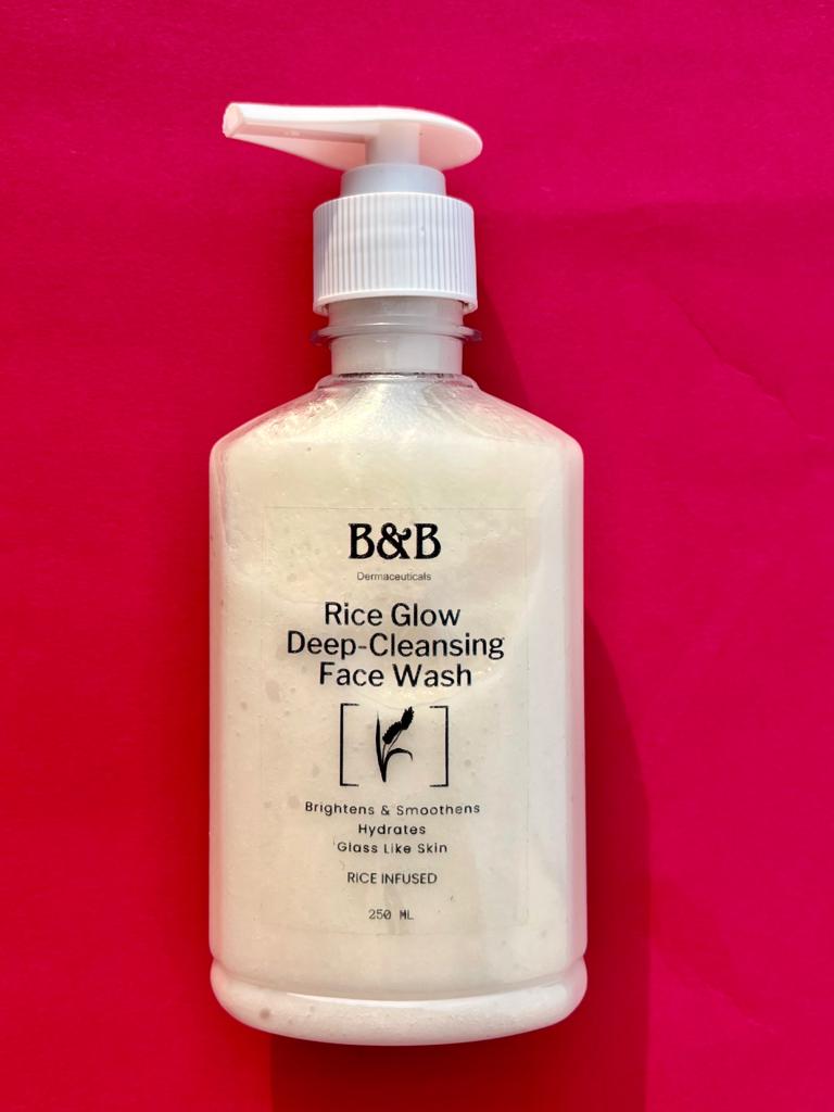 B&B Derma - Rice Glow Deep-Cleansing Face Wash