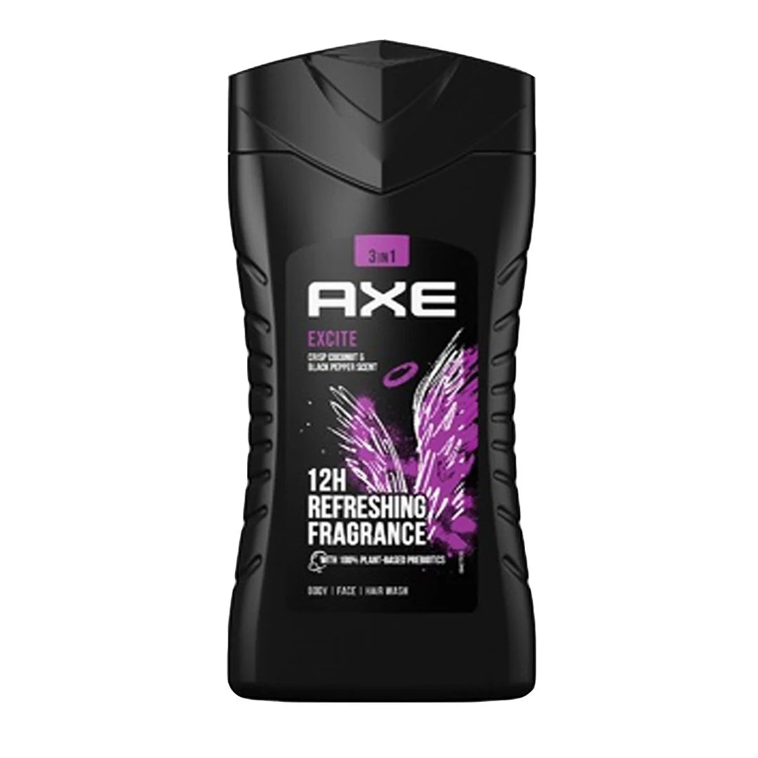 Axe - Body Wash 3 in 1 Excite 250Ml