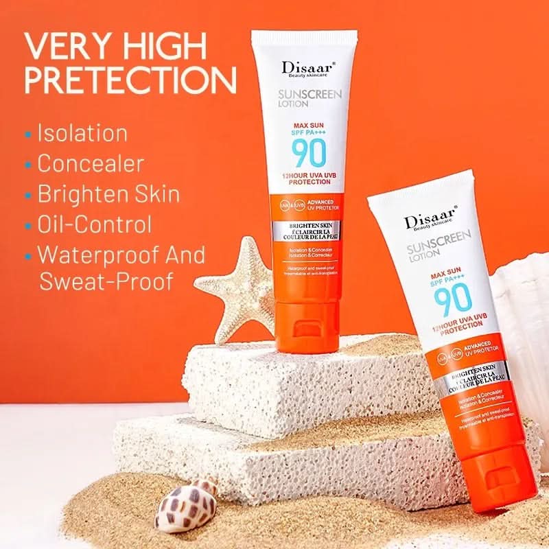 Disaar - Organic Sun Protection Sunscreen Lotion SPF 90 - 50ml