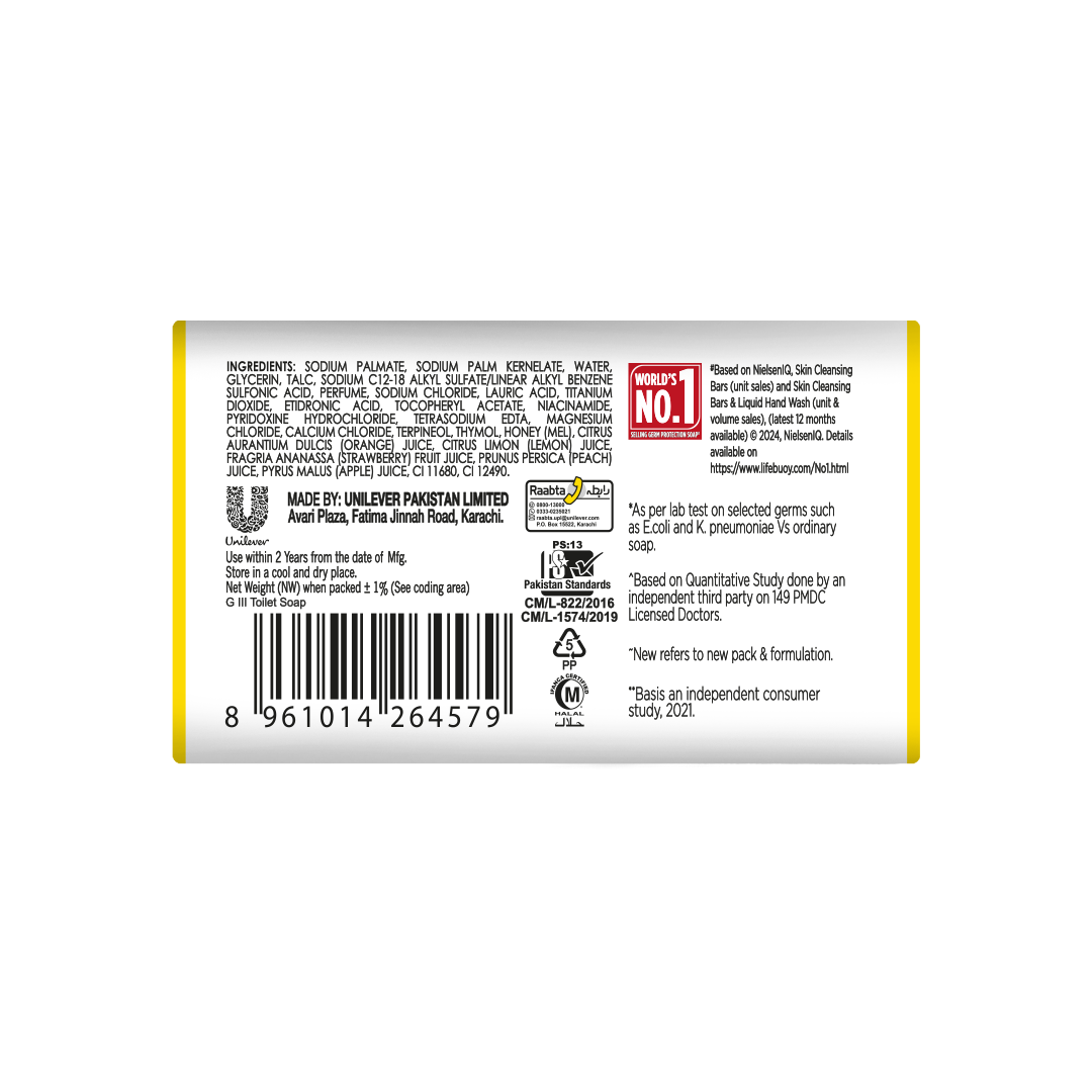 Lifebuoy - Lemon Fresh Soap - 100g