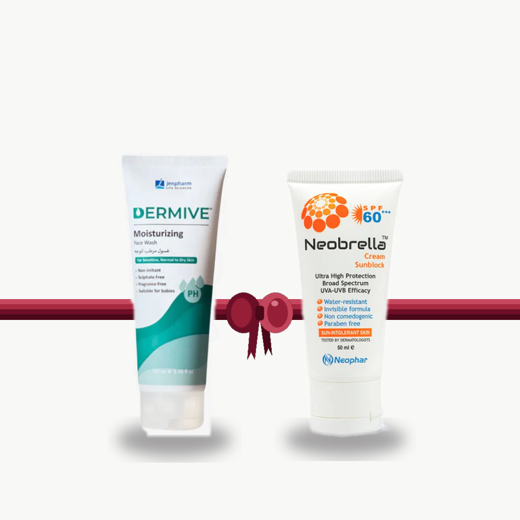 Bundle - Jenpharm Face & Body Wash + Neophar Sunblock Cream SPF60 PA+++