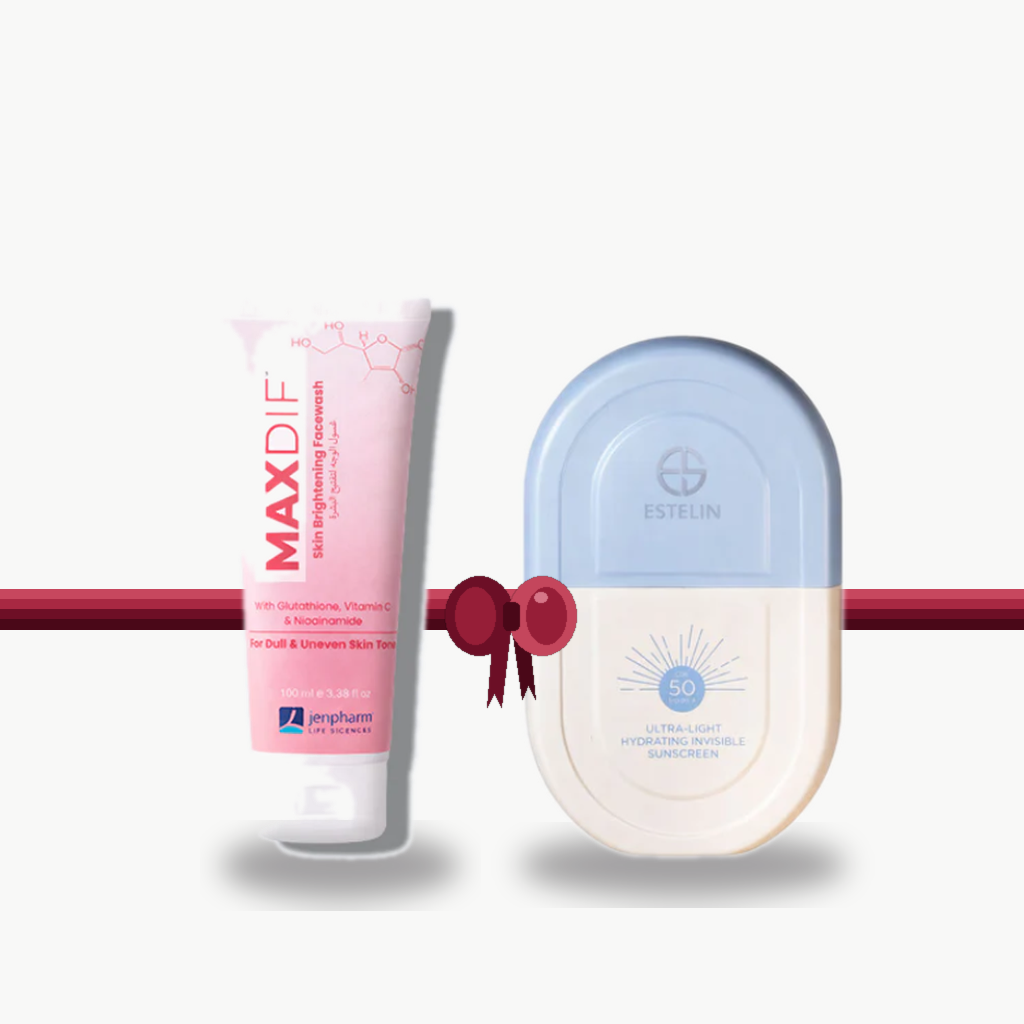 Bundle - Jenpharm Gel Face Wash + Estelin Hydrating Invisible Sunscreen Spf 50 Pa+++