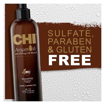 CHI - Argan Oil With Moringa Oil Blend Shampoo 340Ml