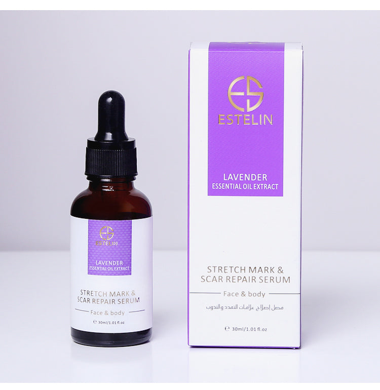 Estelin Lavender Essential Oil Stretch Mark & Scar Serum 30M
