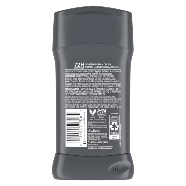 Dove - Deodorant Stick A/P Men+Care Cool Fresh 76G