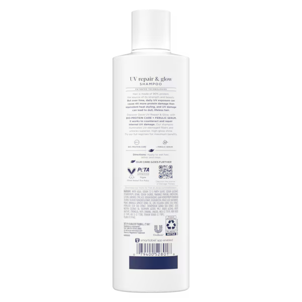 Dove - Shampoo Usa Uv Repair & Glow 12Oz/355Ml