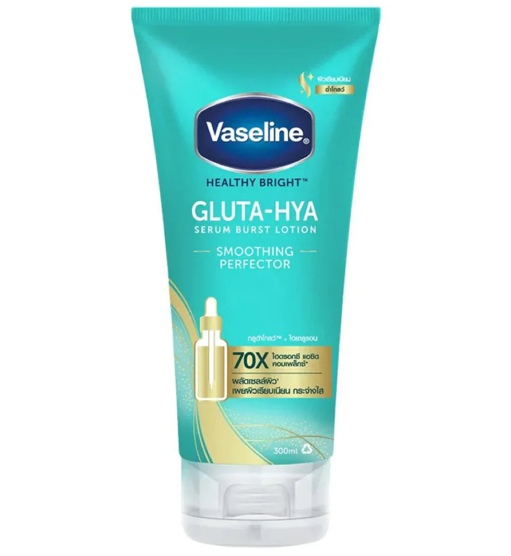 Vaseline Gluta-Hya Serum Burst Lotion Smoothing Perfector - 300Ml