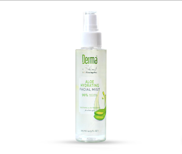 Derma Shine Aloe Hydrating Facial Mist 125Ml / 4.23Oz
