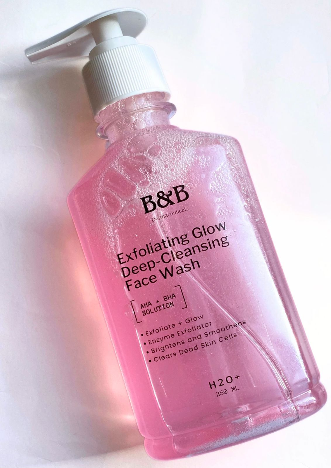 B&B Derma - Exfoliating Glow Deep-Cleansing Face Wash (AHA+BHA Solution)