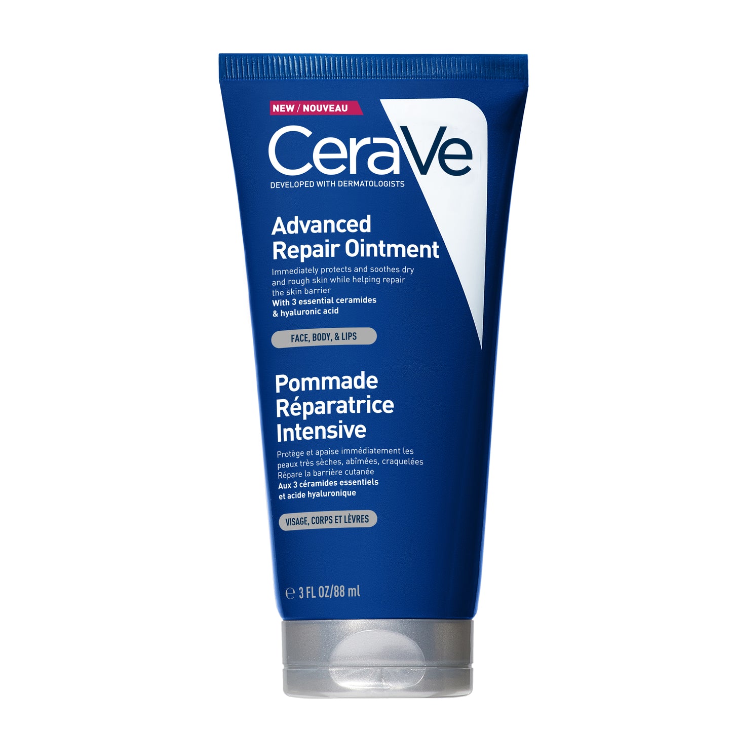Cerave Advanced Repair Ointment Face Body Lips 3Oz/88Ml