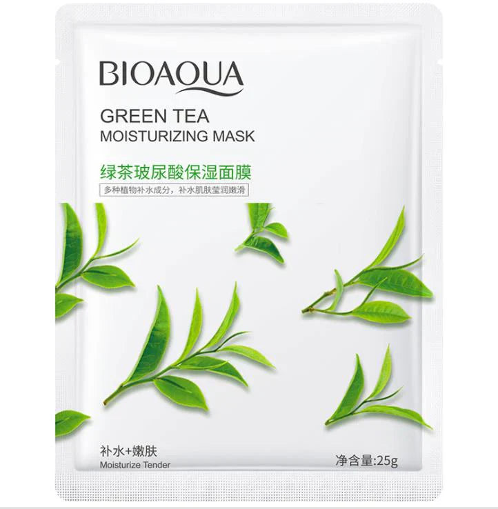 Rs. 12 - Bioaqoua Green Tea Moisturizing Mask 25G - 1 PC