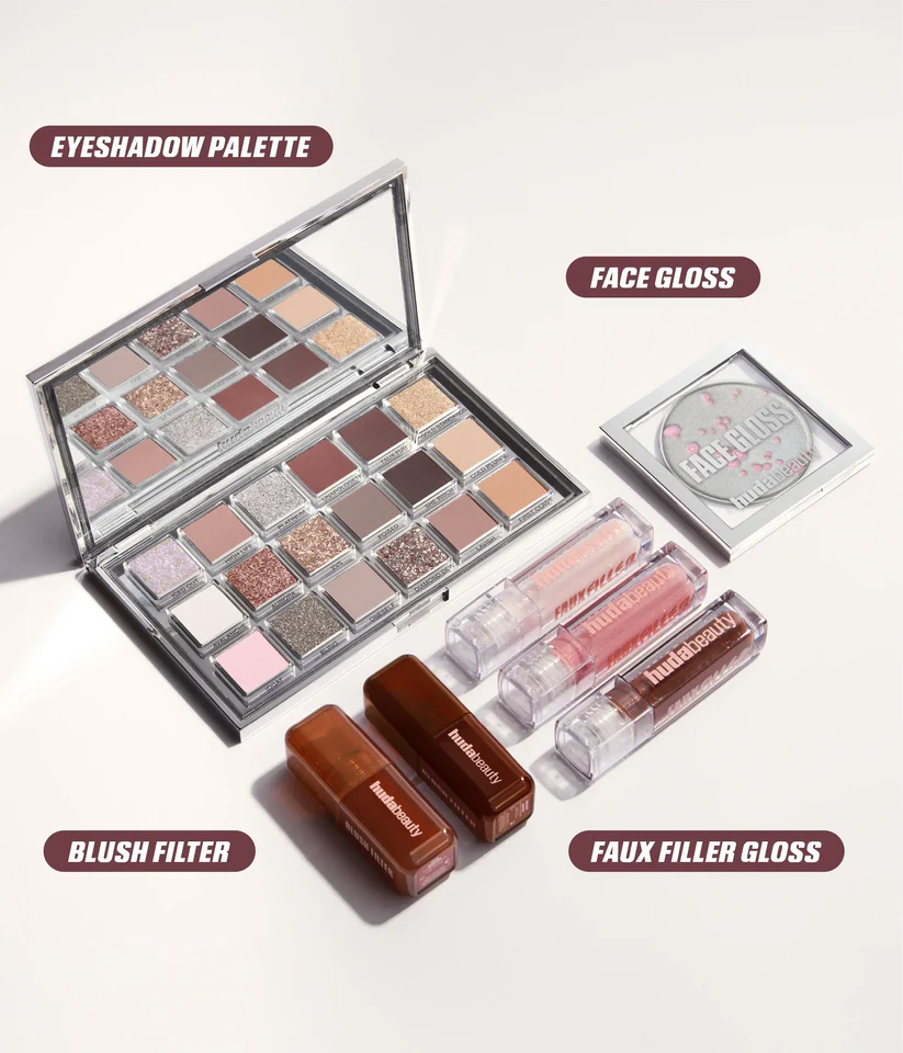 Huda Beauty Ice Nude Face Gloss 4g - Frostbite