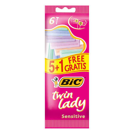 Bic - Twin Lady Sensitive Razor - Pack of 5