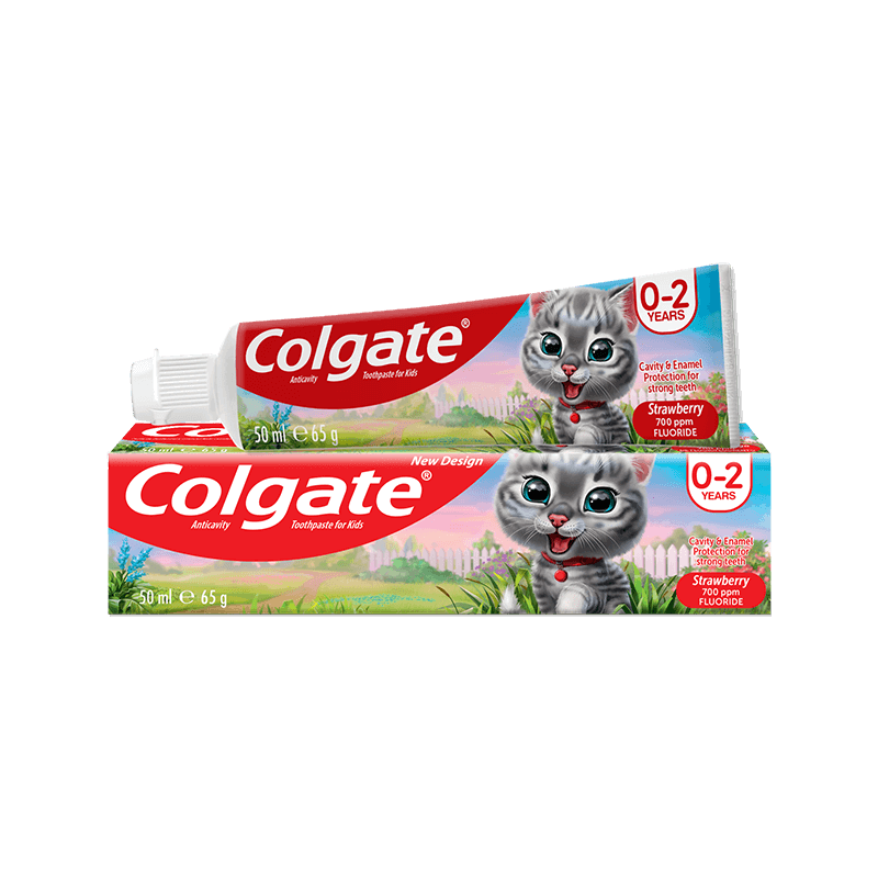 Colgate - Tooth Paste Kids 0-2 Year Strawberry Flavour 50Ml/65G