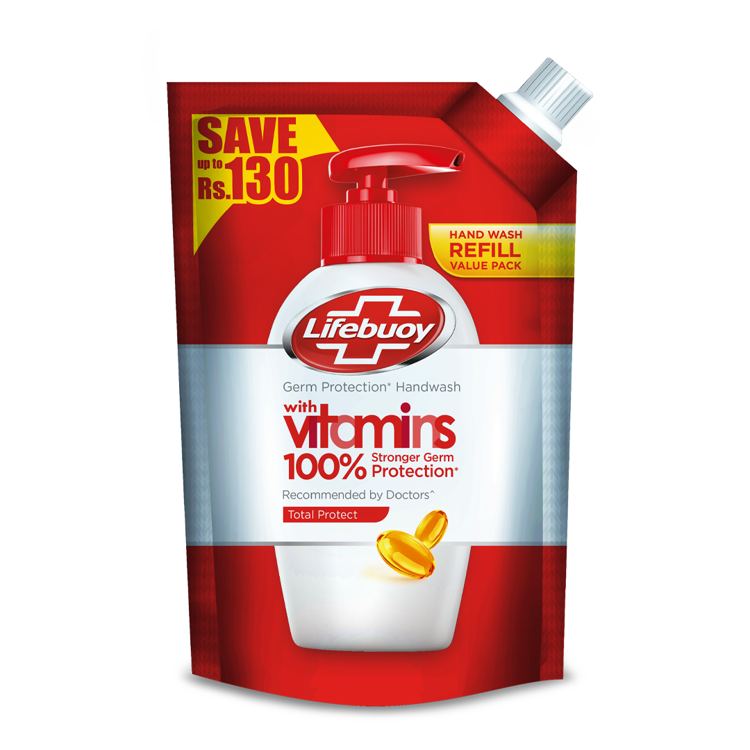 LifeBuoy - Hand Wash Pouch Total Protect - 400Ml