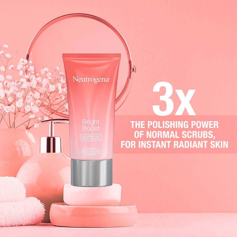 Neutrogena Bright Boost Resurfacing Micro Polish 75Ml