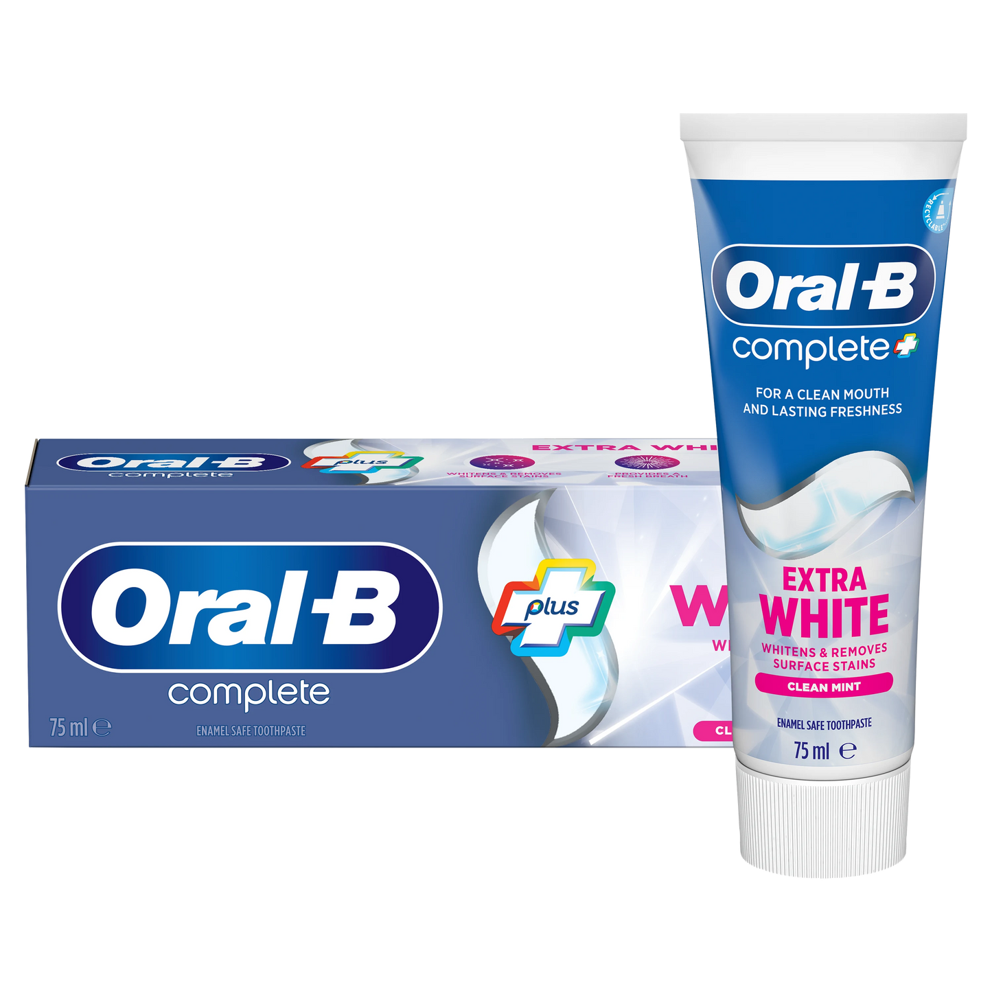 Oral B Tooth Paste Extra Complete White 75Ml