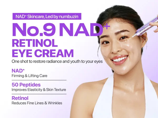 Numbuzin - No.9 NAD+ Retinol Volumetox Eye Cream 10ml