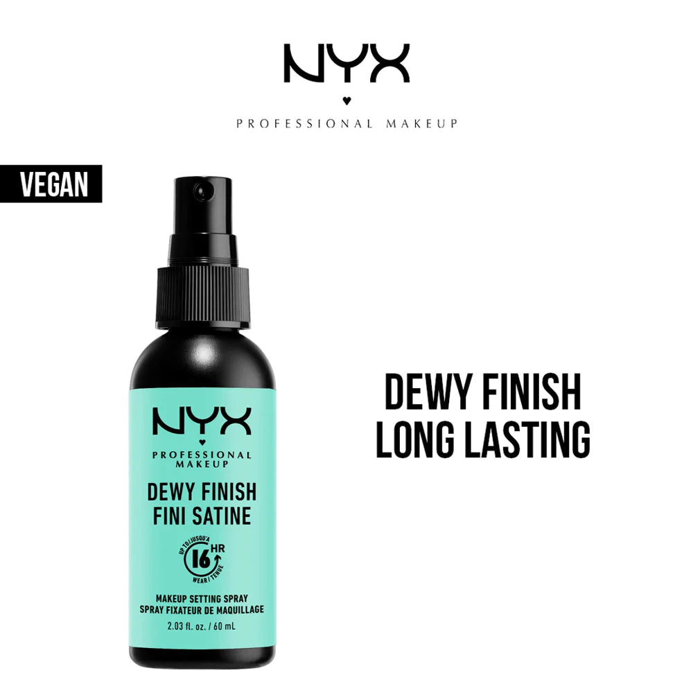 NYX Cosmetics Makeup Setting Spray - 02 Dewy Finish Long Lasting