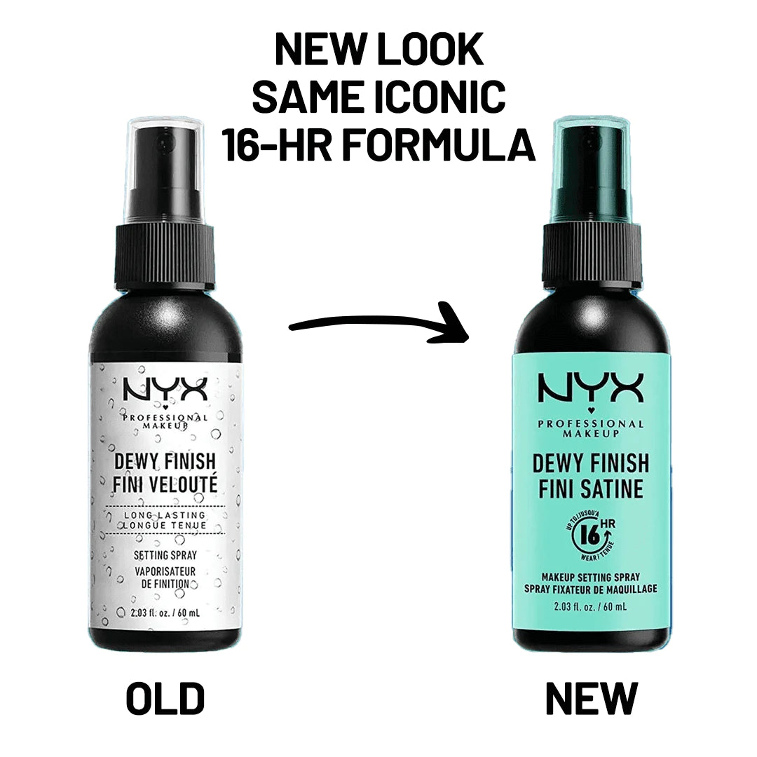NYX Cosmetics Makeup Setting Spray - 02 Dewy Finish Long Lasting