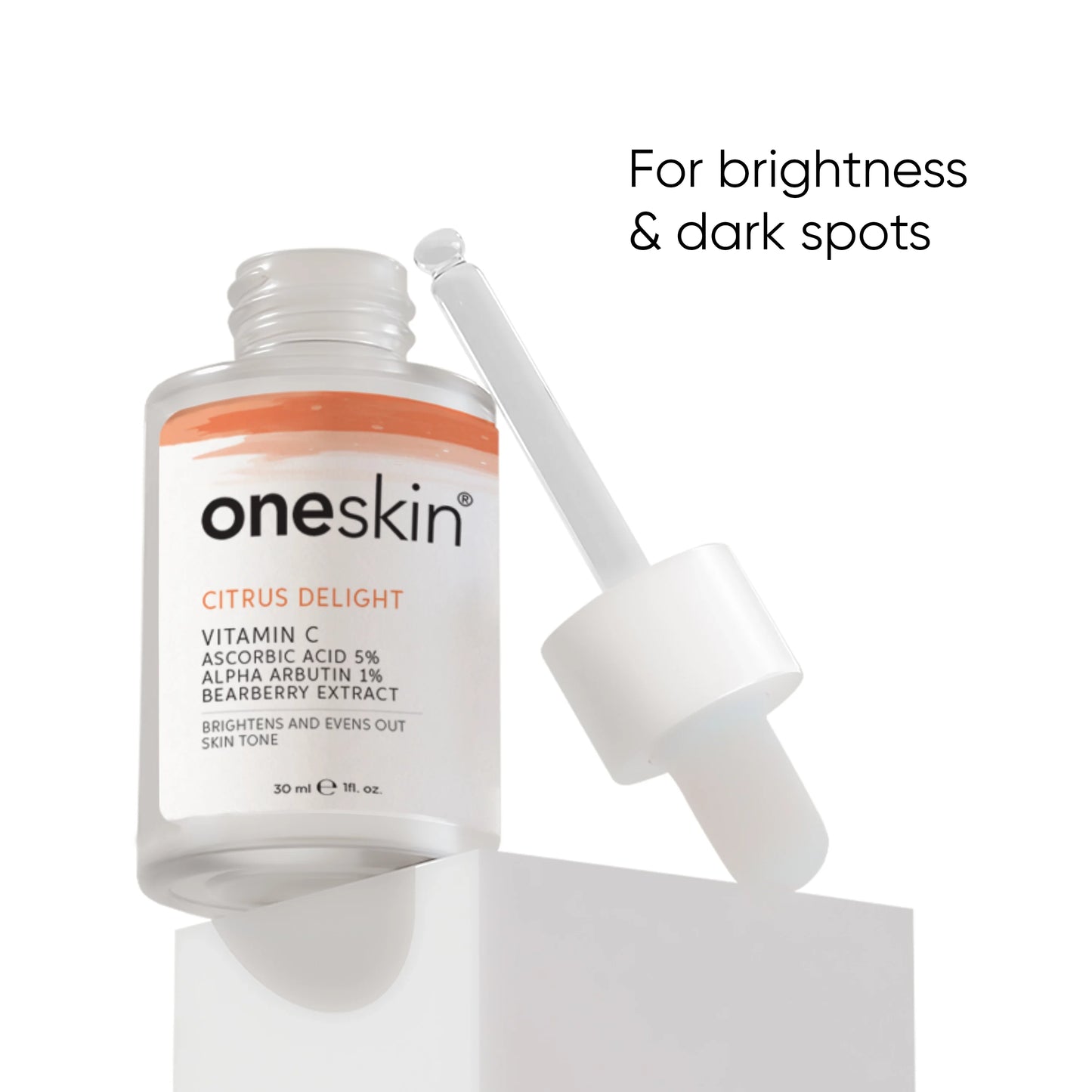 Oneskin - Citrus Delight - Vitamin C 5%, Alpha Arbutin 1%. Bearberry Extract - 30ml