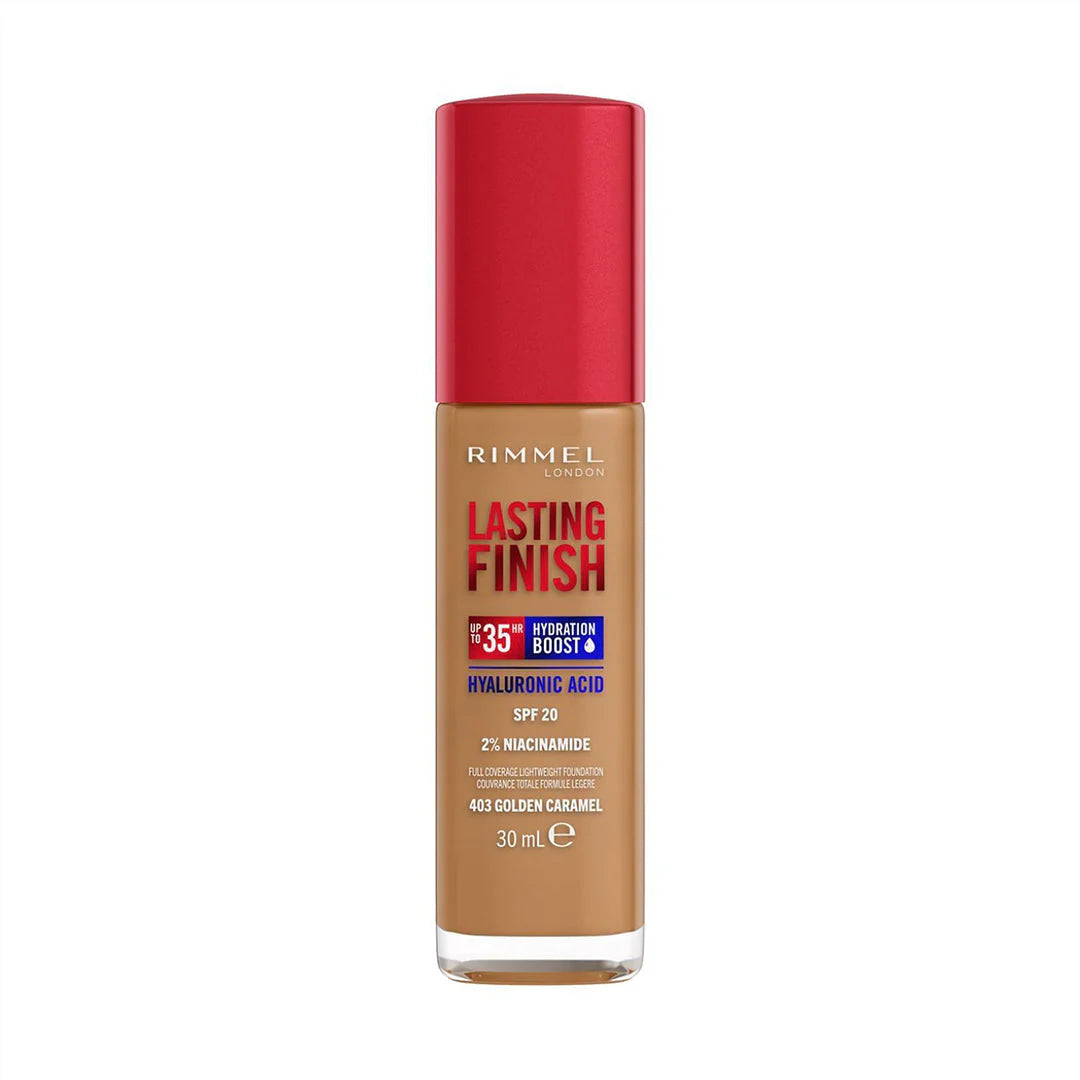 Rimmel - Lasting Finish Hyaluronic Acid Long-Lasting 403 Golden Caramel