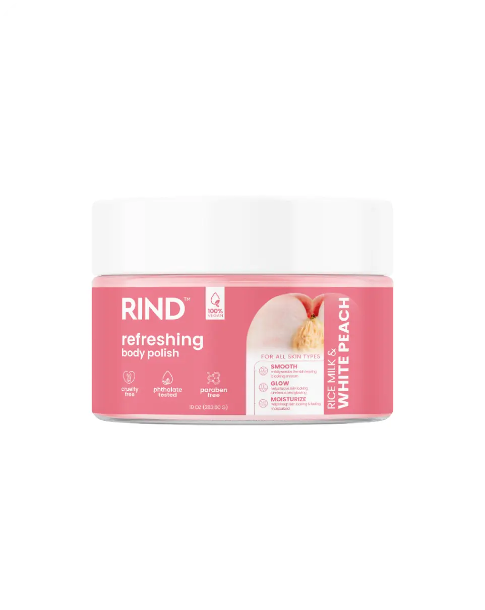 Rind Body Polish Refreshing Rice Milk & Peach 10Oz/283G