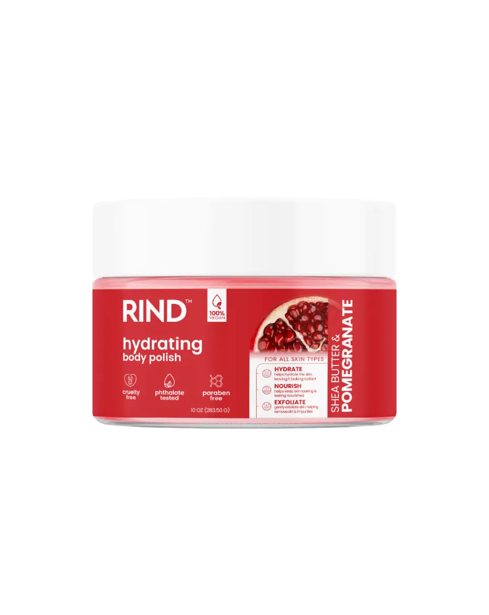 Rind Body Polish Hydrating Shea Butter & Pomegranate 10Oz/283G