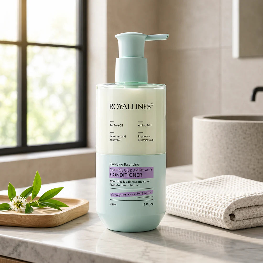 Royallines - Tea Tree Oil & Amino Acid Conditioner 500Ml