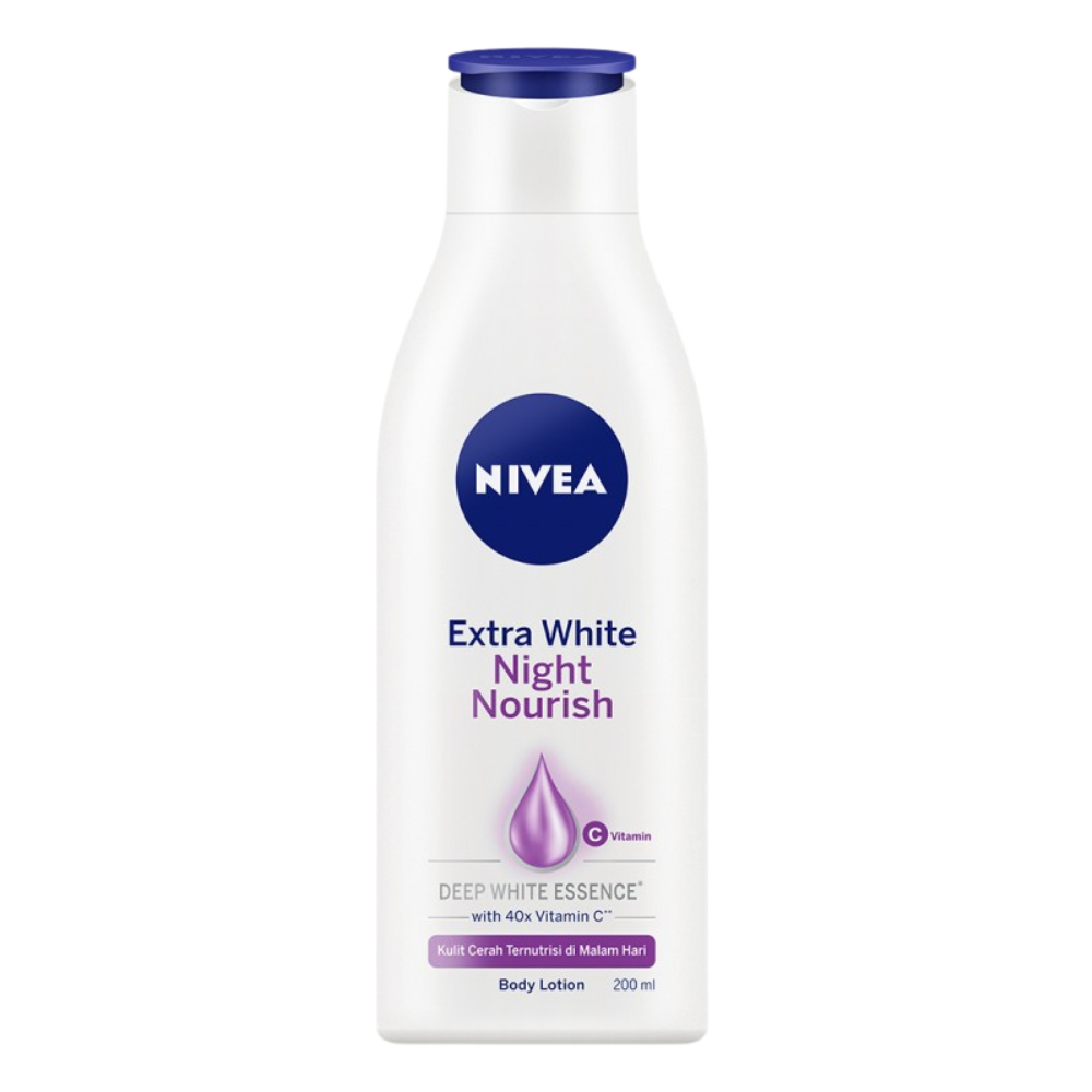 Nivea - Body Lotion Deep Moisture Extra White Night Nourish - 200Ml