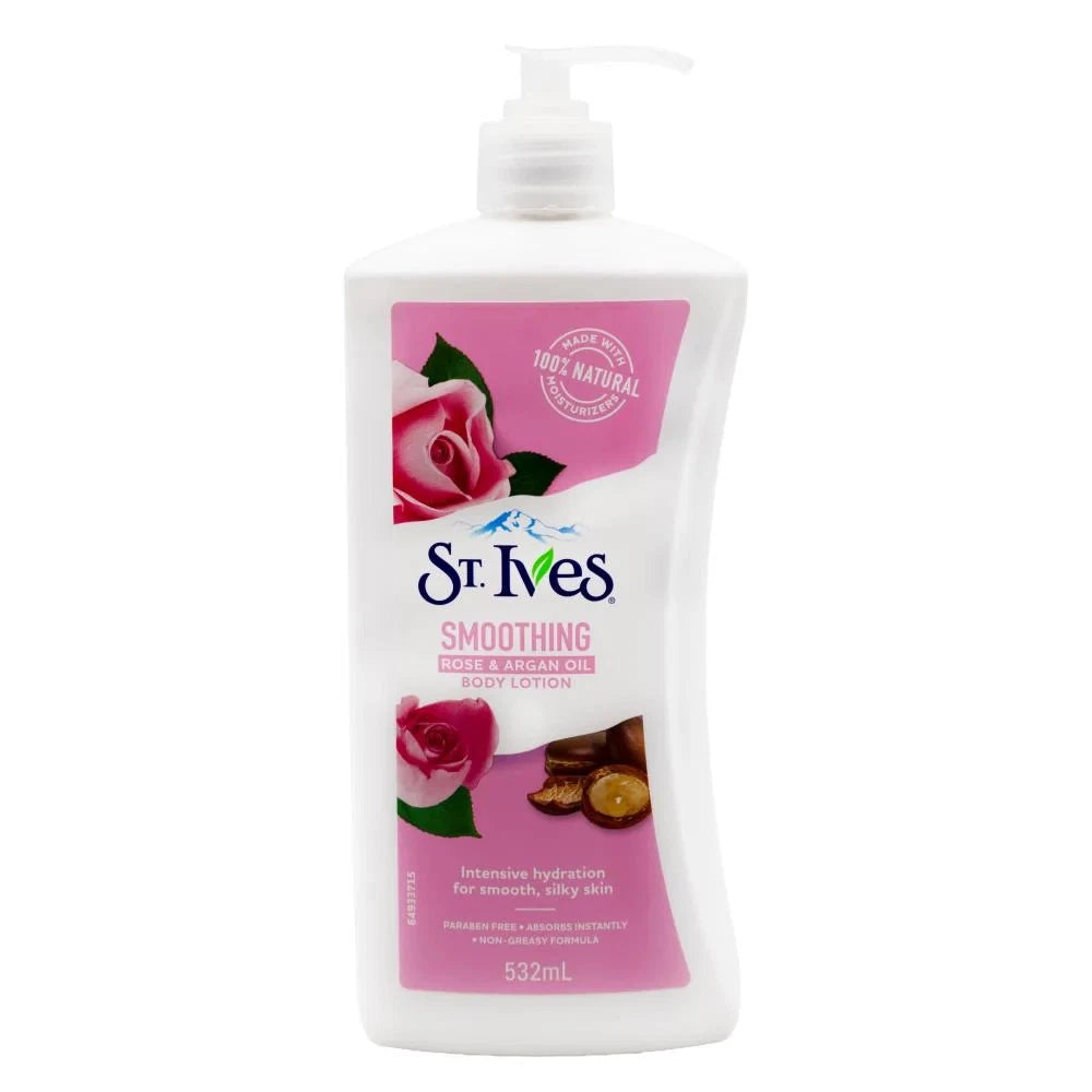 St. Ives - Smoothing Rose & Argan Oil Body Lotion - 532ml