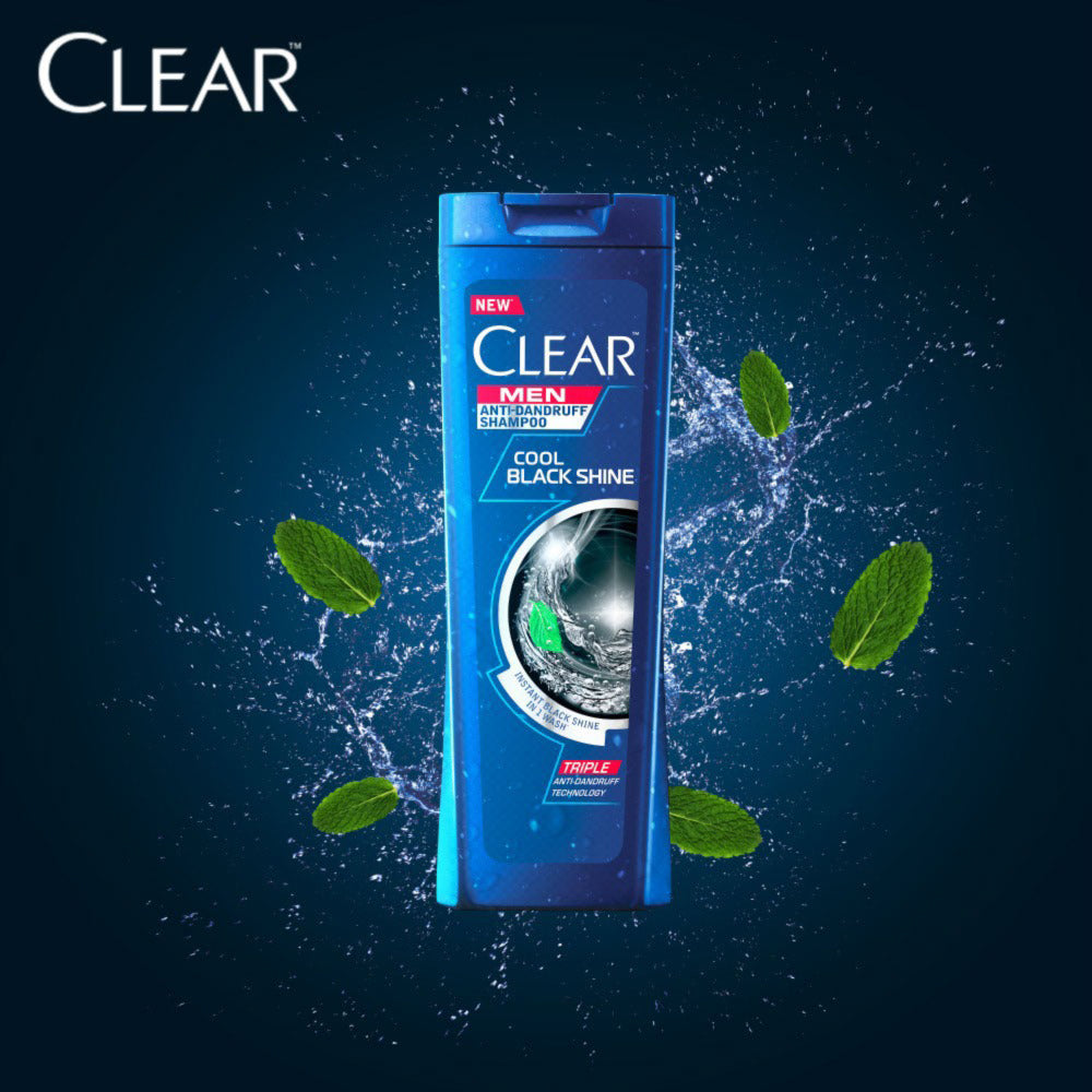 Clear Shampoo Cool Black Shine - 80Ml