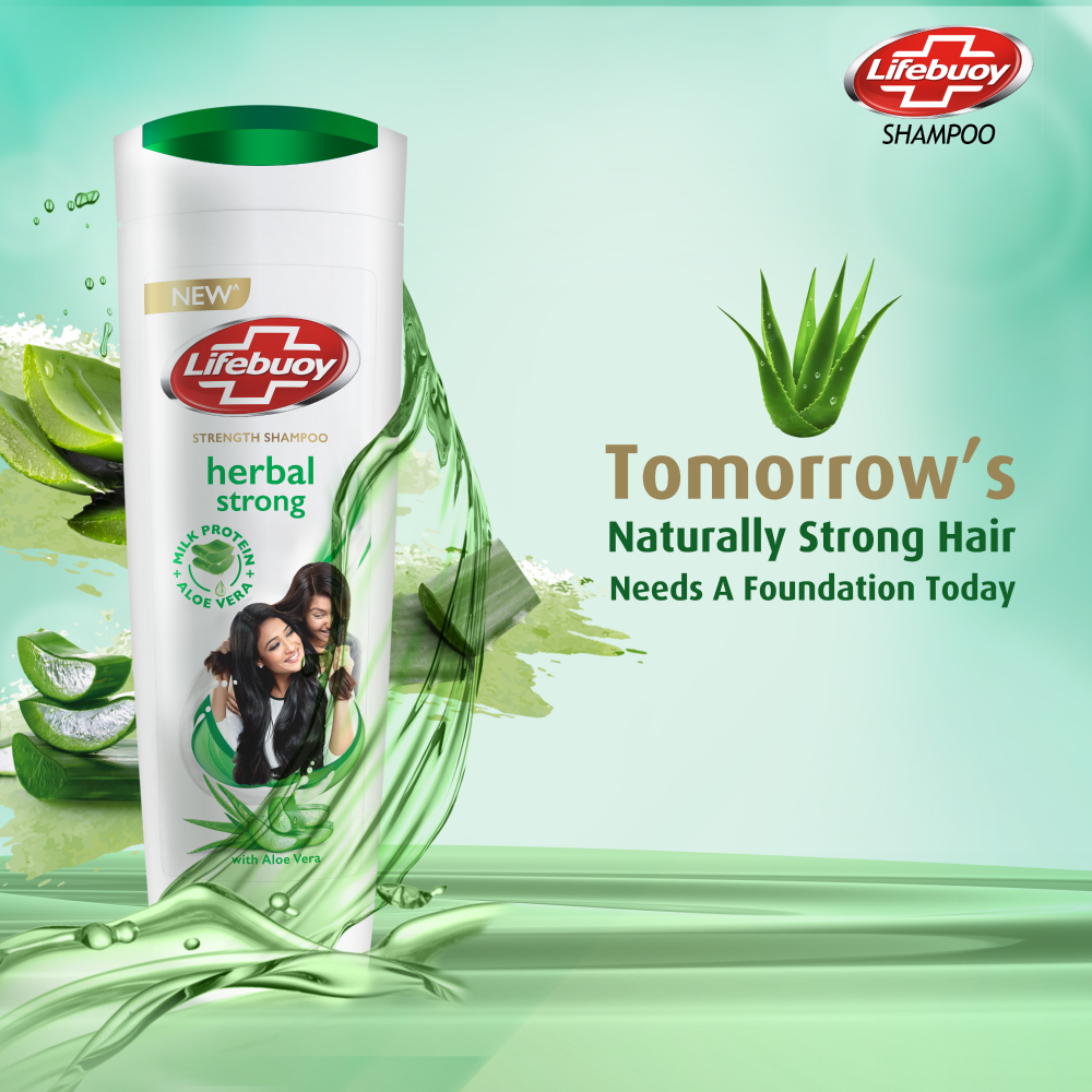 Lifebuoy Shampoo Herbal Strong 175Ml