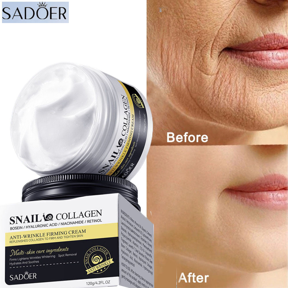 Sadoer Snail Collagen Anti - Wrinkle Firming Cream 120G