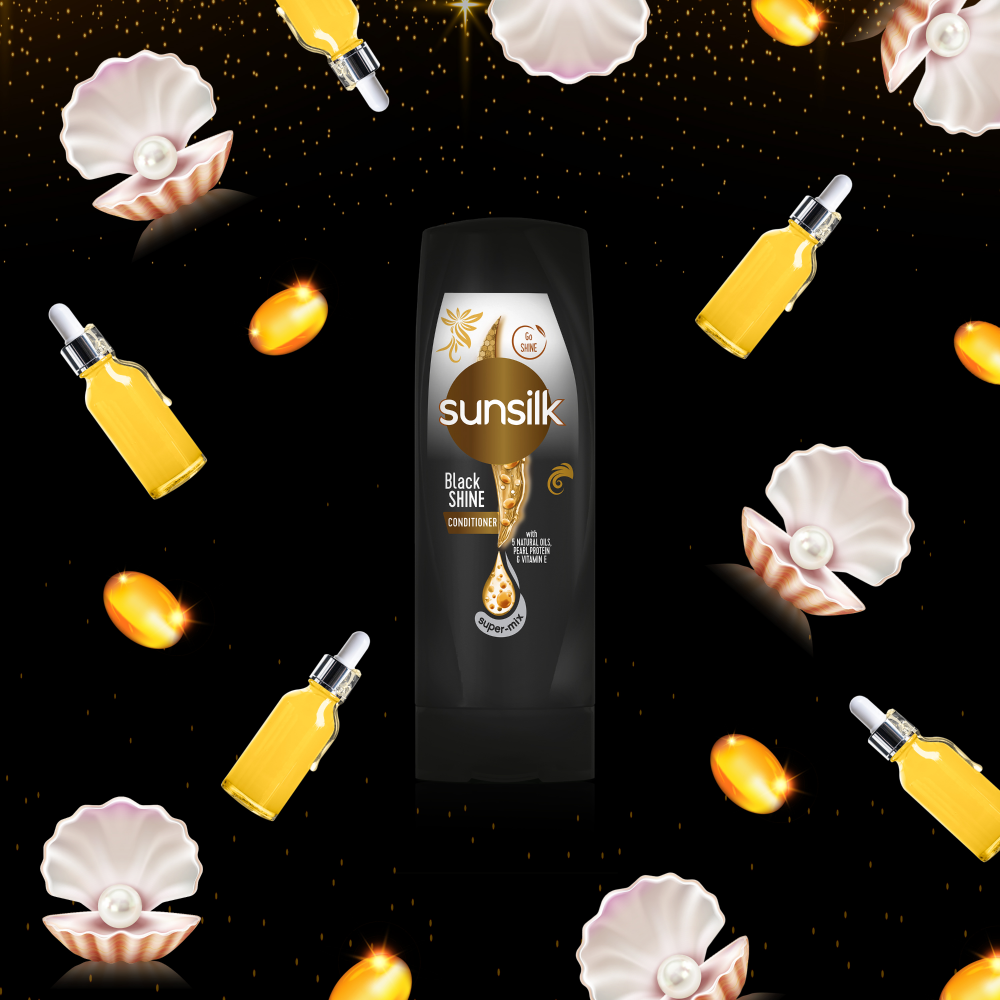 Sunsilk Conditioner Black Shine - 180Ml