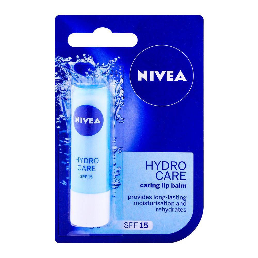 Nivea Lip Balm Hydro Care Spf 15 4.8G - Highfy.pk