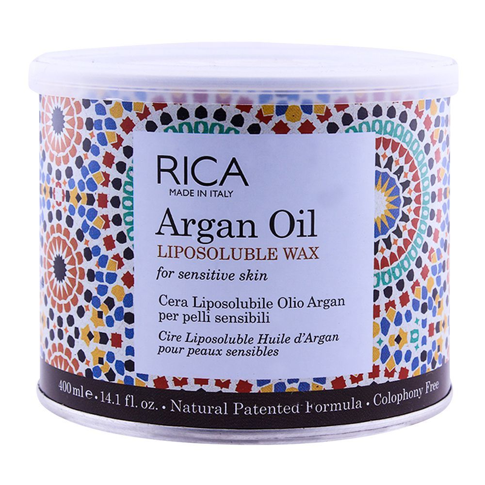 RICA WAX LIPOSOLUBLE ARGAN OIL SENSITIVE SKIN 14.1OZ/400ML