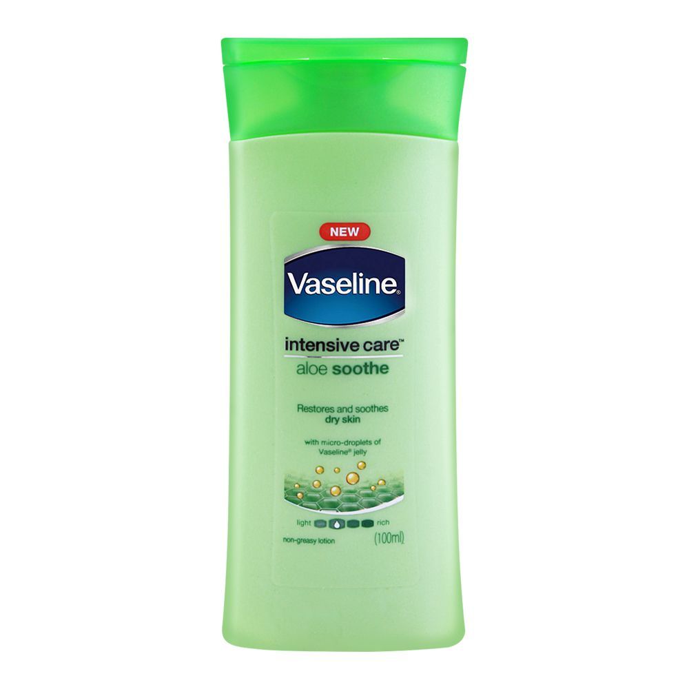 Vaseline Body Lotion Intensive Care Aloe Soothe 100Ml - Highfy.pk
