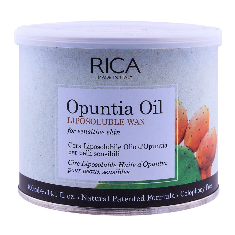 RICA WAX LIPOSOLUBLE OPUNTIA OIL SENSITIVE SKIN 14.1OZ/400ML