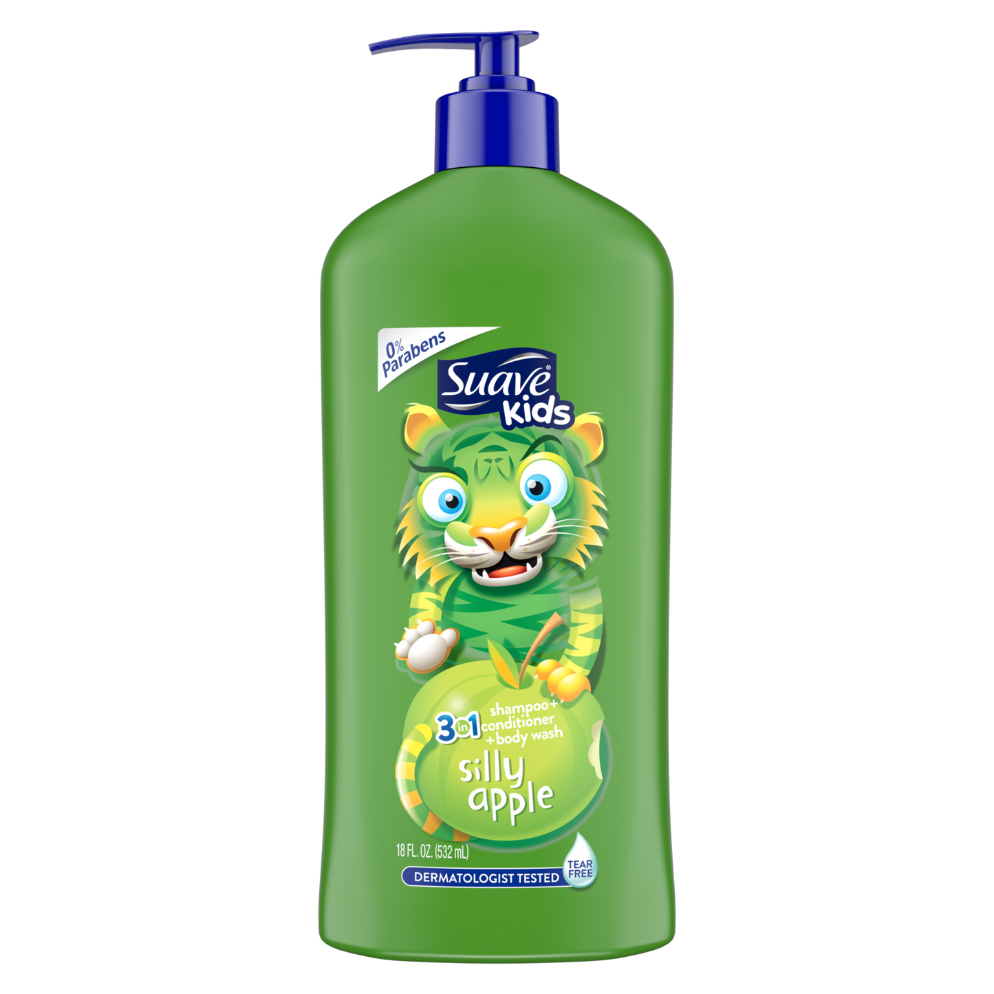 Suave Kids 3In1 Shmp+Cond+Body Wash Silly Apple Pump 18Oz/532Ml - Highfy.pk