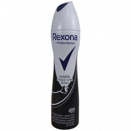 Rexona Deodorant Spray For Women Invisible On Black+White 200Ml - Highfy.pk