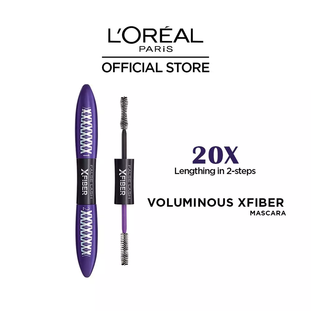 L'Oreal False Lash Superstar X Fiber Mascara Black - Highfy.pk