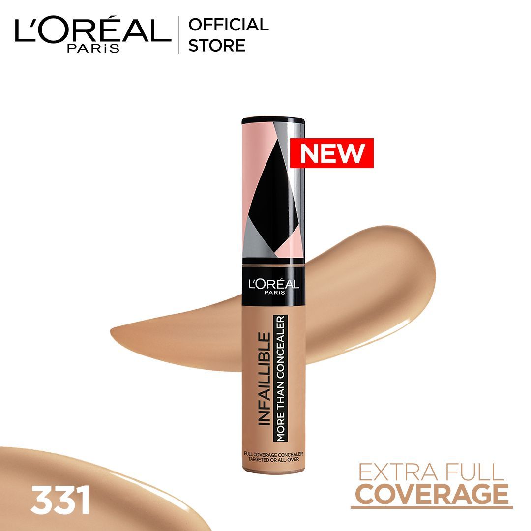 L'Oreal Paris Infaillible Full Wear More Than Concealer, Full Coverage Concealer, 331 Latte - Highfy.pk