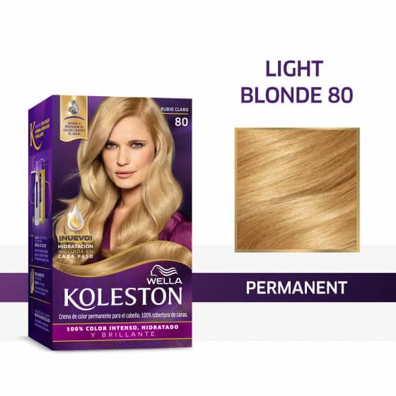 Wella Koleston - Hair Color Cream Light Blonde 8/0 - Highfy.pk