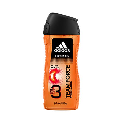 Adidas Shower Gel 3In1 Team Force Stimulating 8.4Oz/250Ml - Highfy.pk