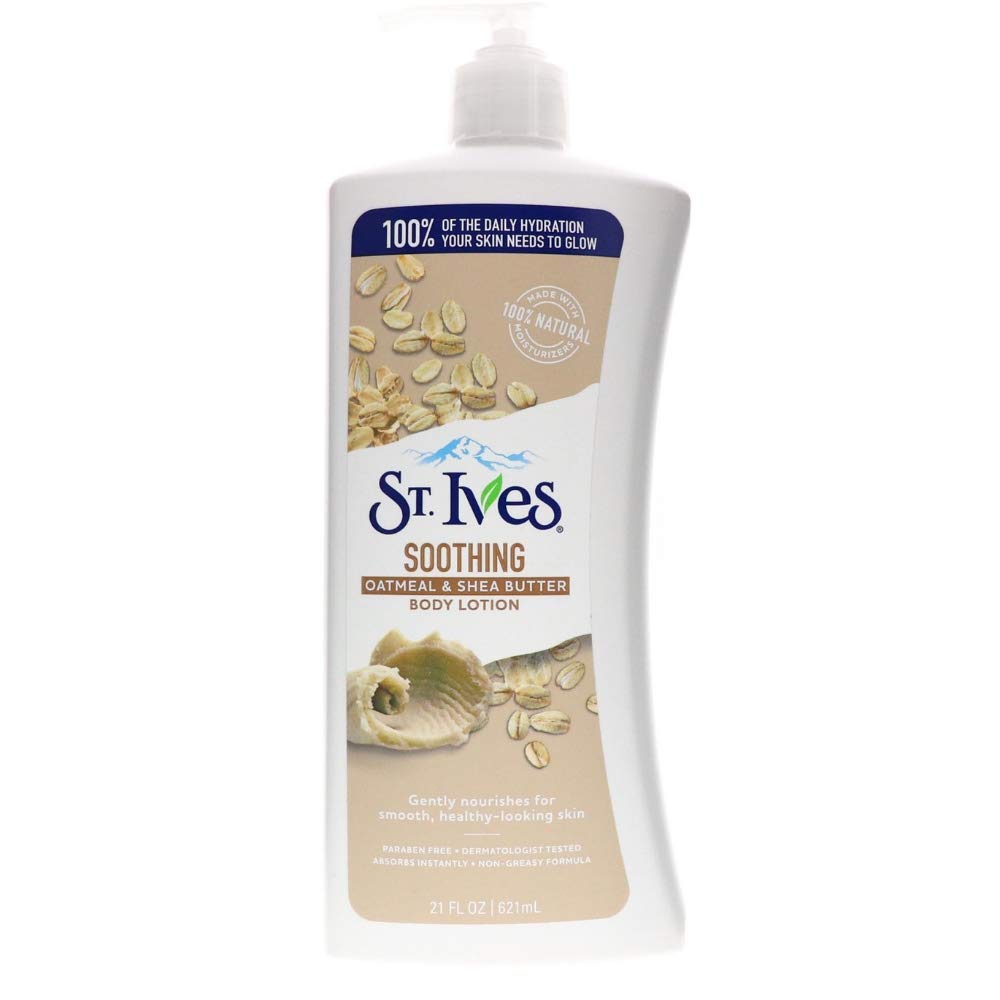 Stives Body Lotion Usa Nourish & Soothe Oatmeal & Shea 21Oz/621Ml - Highfy.pk